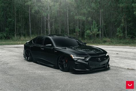 New Acura TLX Type S Is So Dark It Looks Like a Shadow - autoevolution