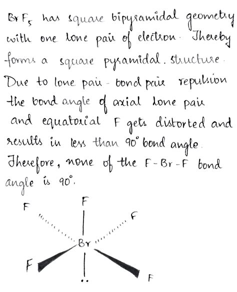 Brf5 Bond Angle