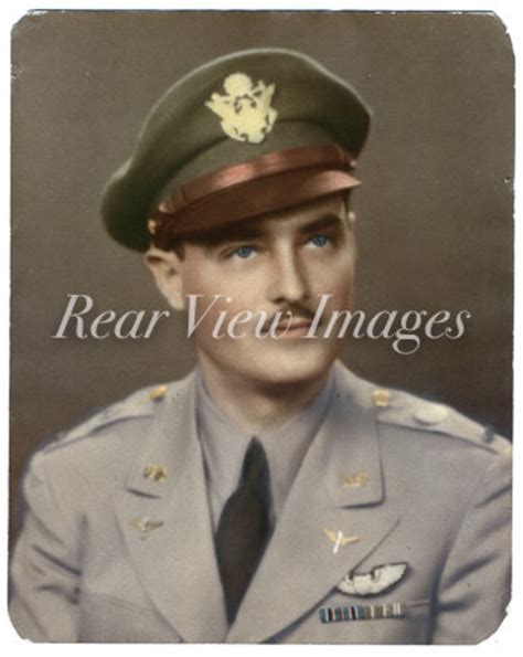 WW II Pilot Hand Colored Portrait Digital Download - Etsy