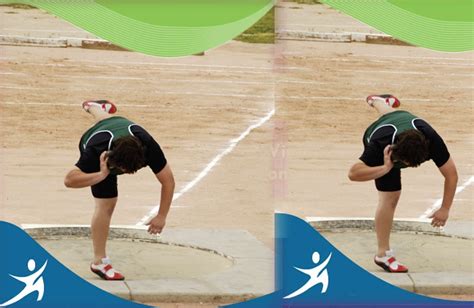 Shot Put Glide Technique for lower body