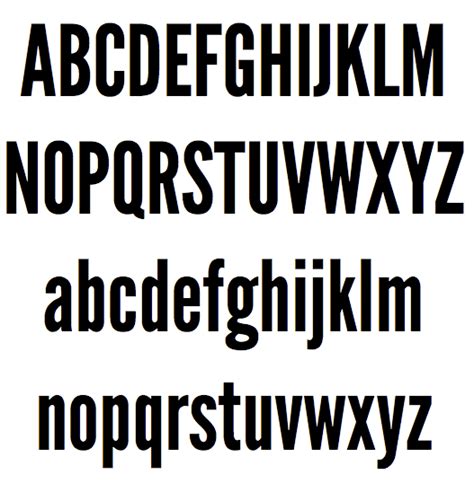 League Gothic Regular | Street sign font, Moveable type, Street signs