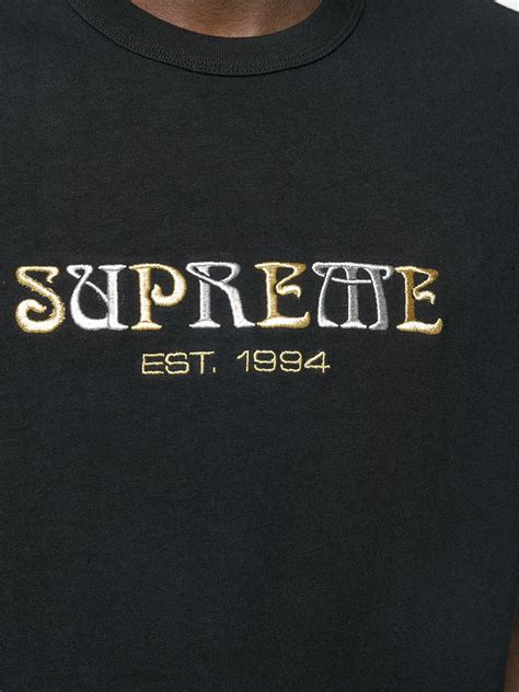 Supreme Logo T-shirt - Farfetch