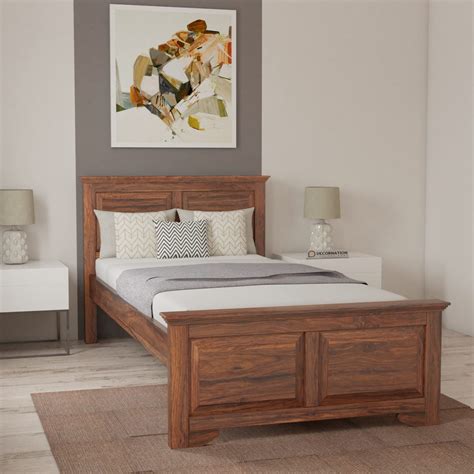 Arin Wooden Single Bed - Decornation