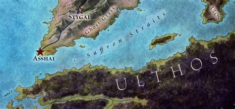 Asshai map for Game of Thrones - Fantastic Maps