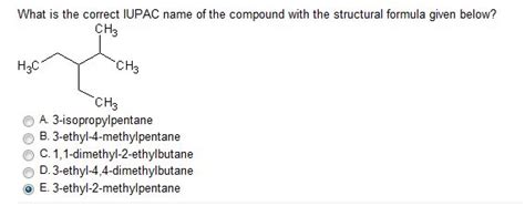 Solved: What Is The Correct IUPAC Name Of The Compound Wit... | Chegg.com