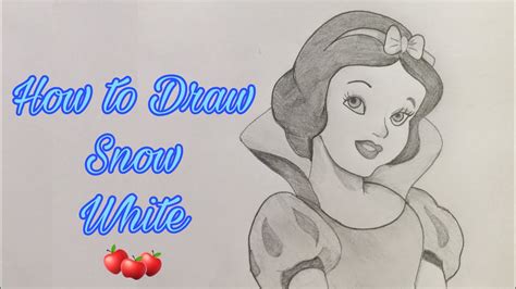 Snow White Pencil Drawing