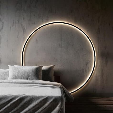 Modern minimalist round wall lamp – Artofit