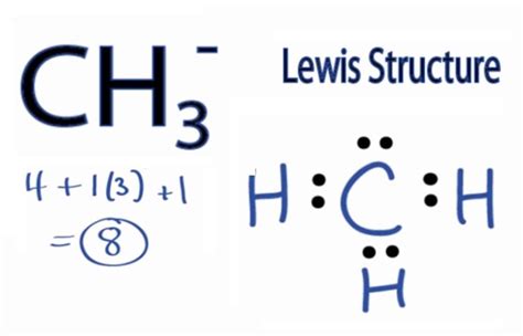 How to Draw the Lewis Structure for CH3- (Methyl anion) - YouTube