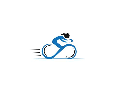 Creative Bicycle With Cycling Race Stylized symbol Logo Design Vector ...