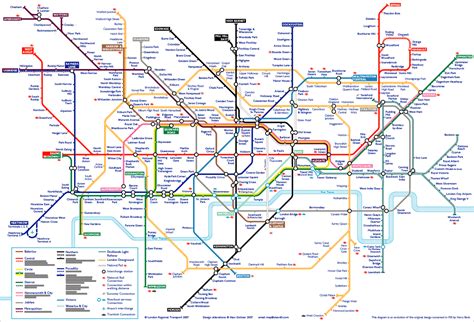 Map of London Tube - Free Printable Maps