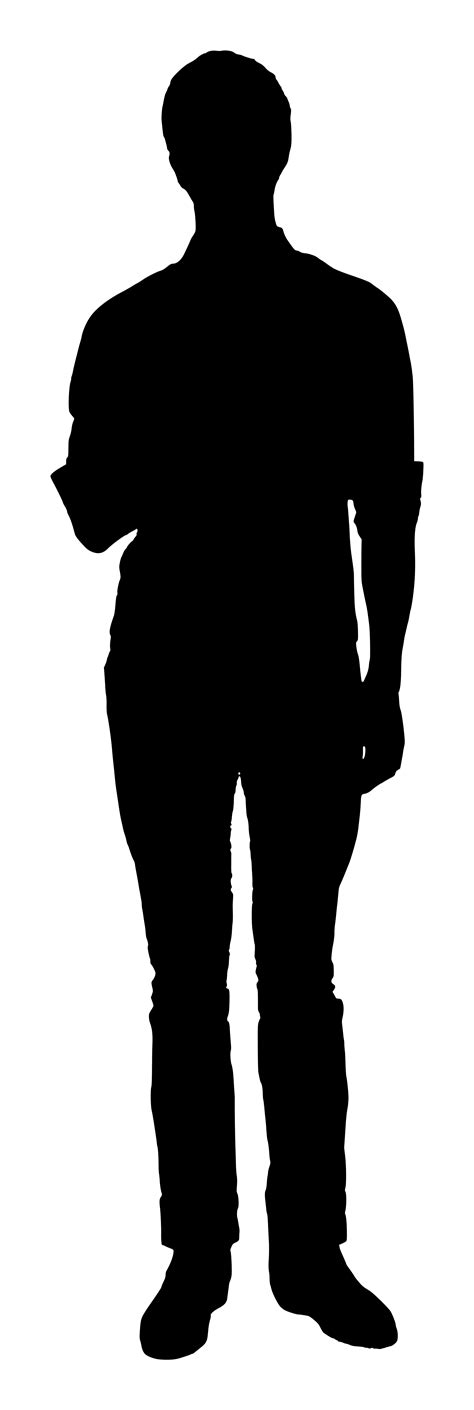 Standing Person Silhouette - ClipArt Best