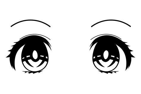 anime eyes close up 10825955 Vector Art at Vecteezy