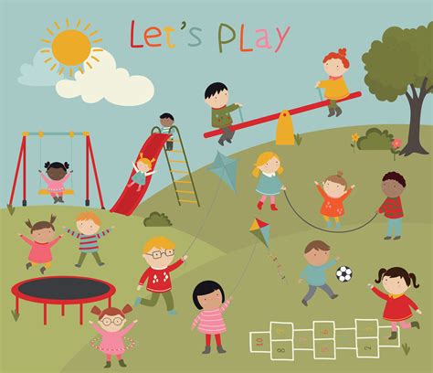 School Playtime Clipart