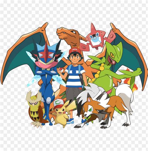 Best Team By Davidbksandrade On Deviantart - Pokemon Ash PNG ...