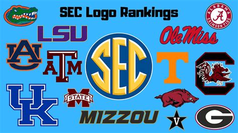 Sec College Team Logos