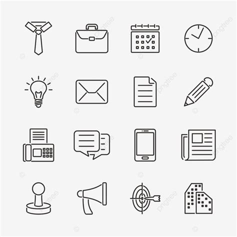 Business Relation Vector Design Images, Outline Icon Related To ...