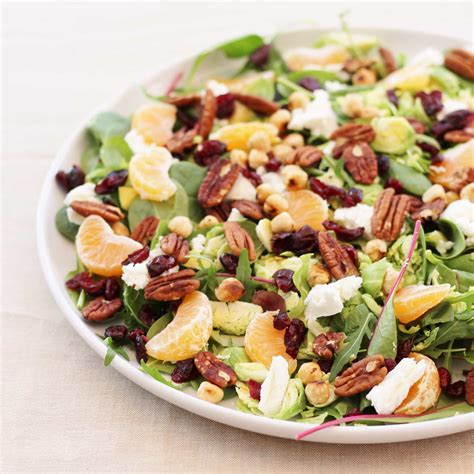 Sprout Salad with Cranberries, Pecan Nuts and Clementines - Easy Peasy ...