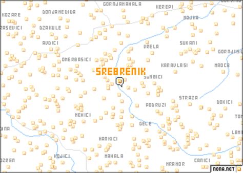 Srebrenik (Bosnia and Herzegovina) map - nona.net