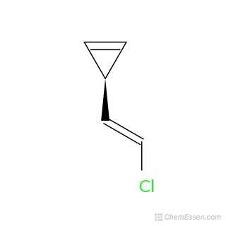 3-[(E)-2-chloro-vinyl]-cyclopropene Structure - C5H5Cl - Over 100 ...