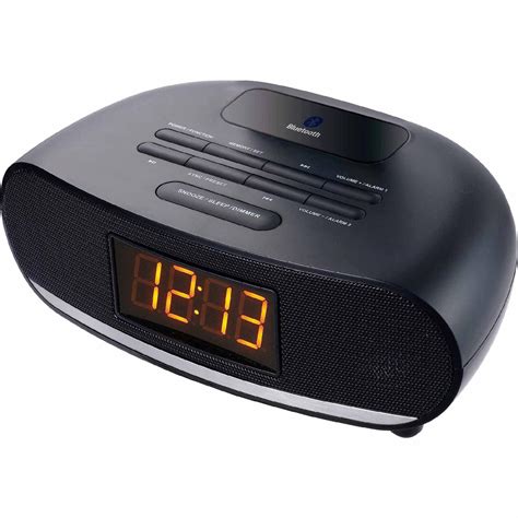 Sylvania USB Bluetooth Alarm Clock Radio - Black - TVs & Electronics ...