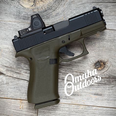 Glock 43X MOS OD Green with RMRcc 3.25 MOA - Omaha Outdoors