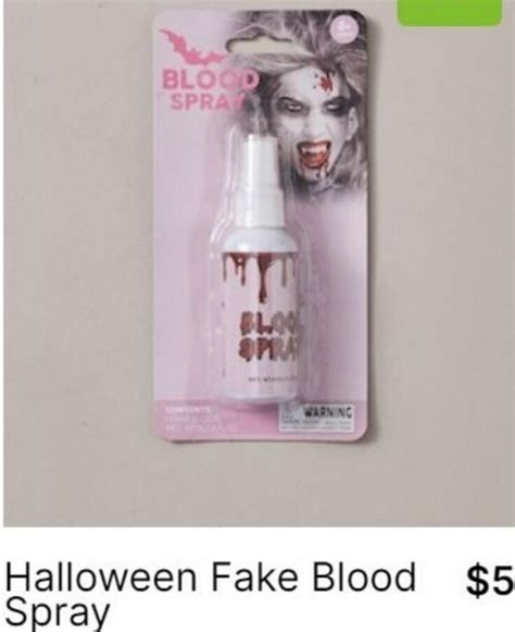 Halloween Fake Blood Spray offer at Target