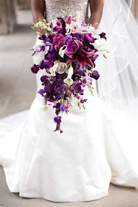 Pin by The English Garden on WEDDINGS | Purple bridal bouquet, Purple ...