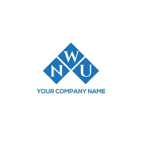 NWU letter logo design on white background. NWU creative initials ...