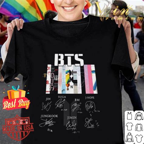 BTS Graphic Signatures shirt, hoodie, sweater, longsleeve t-shirt