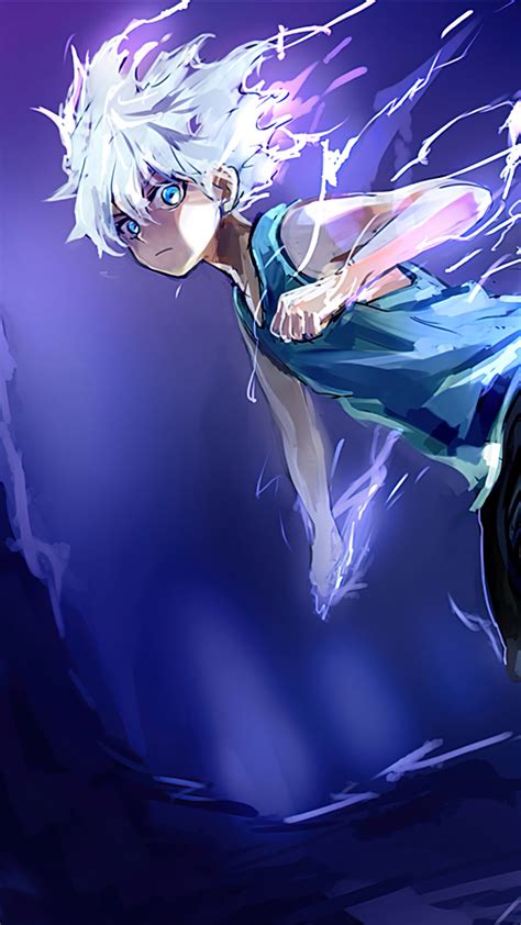 Killua Zoldyck, Lightning, Hunter X Hunter, Anime HD Phone Wallpaper ...