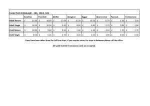 Fares between Edinburgh & Dumfries - Houstons Coaches