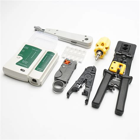 Rj45 Crimping Tool Kit For Cat5/Cat6,Professional Computer Maintenance ...