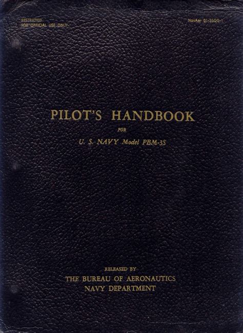 MARTIN PBM MARINER - Flight Manuals