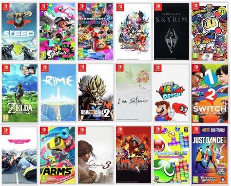 Nintendo Switch Games! - I put some game covers together. : r ...