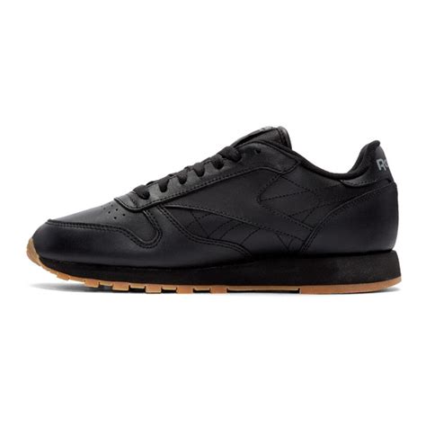 Reebok Classics - Black Leather Classic Sneakers | Reebok classics ...