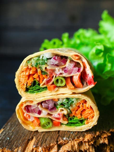 Easy & Fresh Veggie Wraps - EatPlant-Based