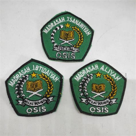 Jual logo/Patch OSIS M'I, M'A, MT's satuan | Shopee Indonesia