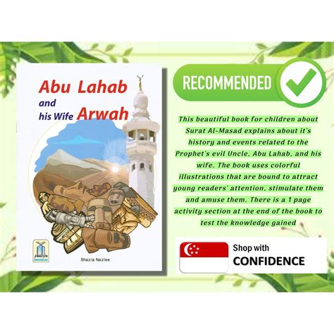 Abu Lahab and his Wife Arwah (Children Islamic Book) | Shopee Singapore