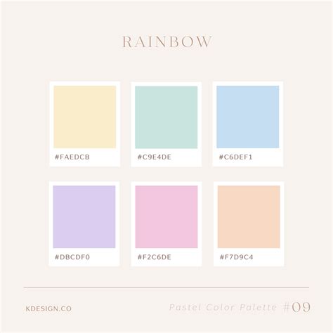 21 Beautiful Pastel Color Palette Examples with Color Codes