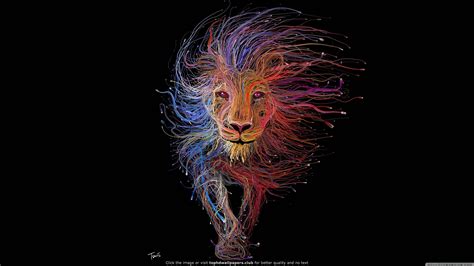 Lion King 4K wallpaper | Lion artwork, Lion illustration, Lion hd wallpaper