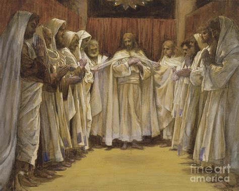 Christ with the twelve Apostles Painting by Tissot - Pixels