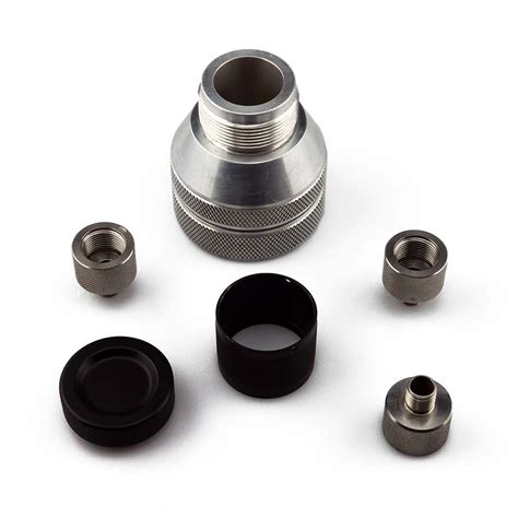 CNC Lathe Turning Parts with Threading / Knurling - BravoFabs - China ...