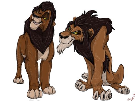 Lion King Scar And Kovu - Margaret Wiegel