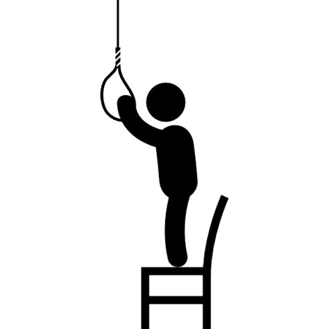 Chair, hang, rope, hangman, people, suicide, nasty, Nasty Icons ...