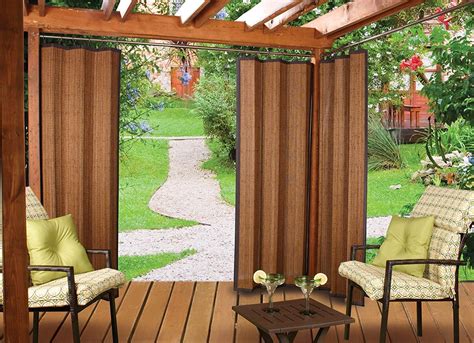 Outdoor Bamboo Curtains: Delicious Solutions to Sun Protection | Tirai