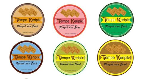 Label Keripik Tempe Custom Design Murah dan Contohnya