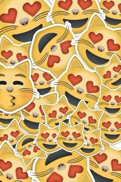 cat, emoji, wallpaper, whatsapp - image #3298598 by saaabrina on Favim.com