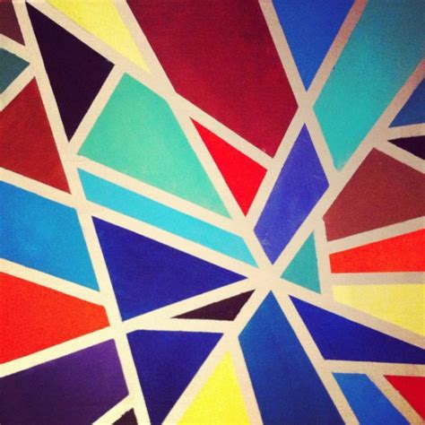 40 Aesthetic Geometric Abstract Art Paintings - Bored Art