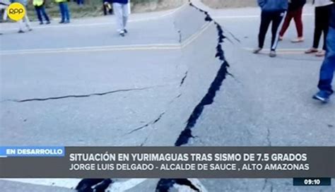 Strong earthquake in Peru, Loreto