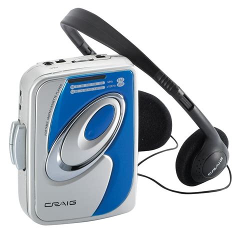 Craig Personal AM/FM Radio Cassette Player with Headphones - Walmart ...